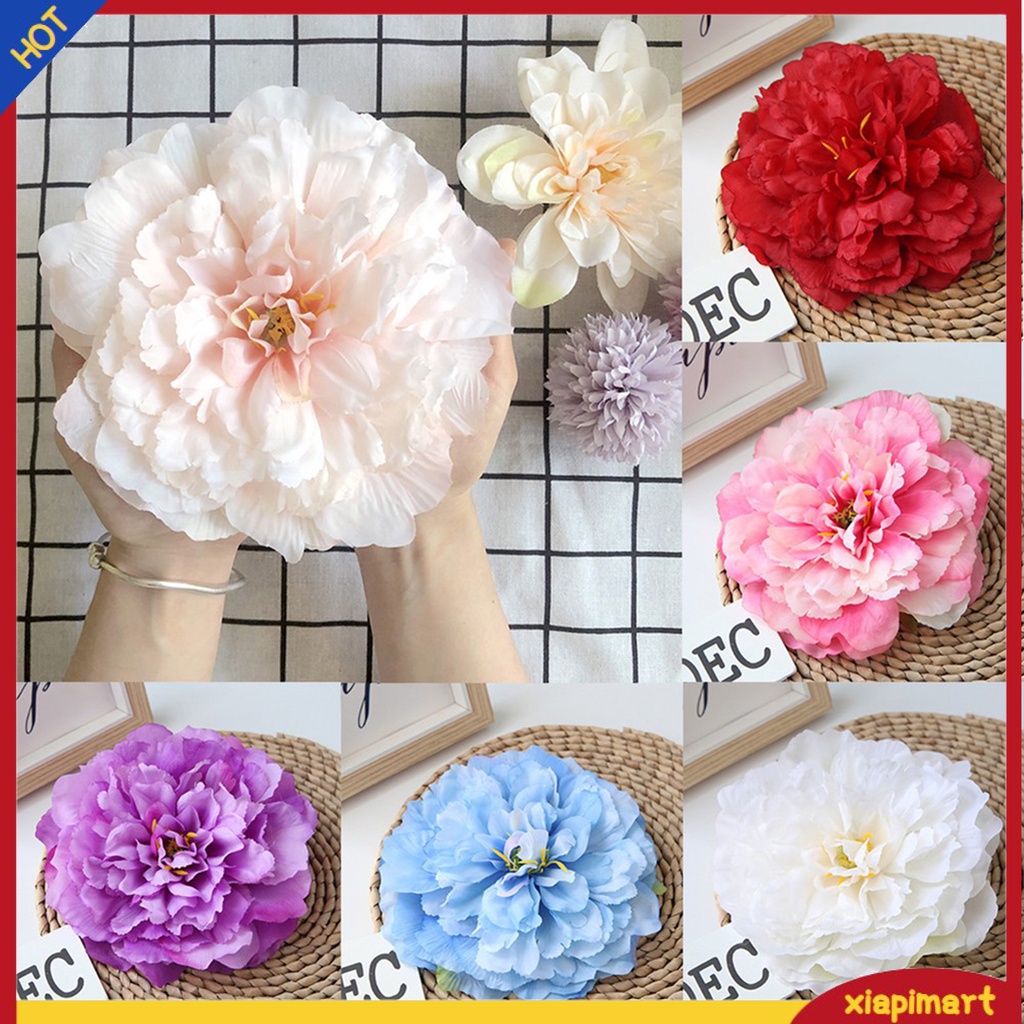 <xiapimart> ดอกโบตั๋นปลอม Diy สําหรับตกแต่งประดับงานปาร์ตี้ 16 ซม. 1 ชิ้น