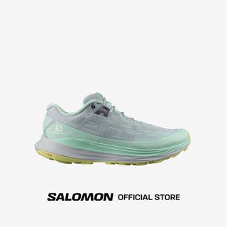 SALOMON SHOES ULTRA GLIDE W YUCC/PEARL BLUE/CHAR รองเท้า รองเท้าสำหรับวิ่งเทรล ผู้หญิง