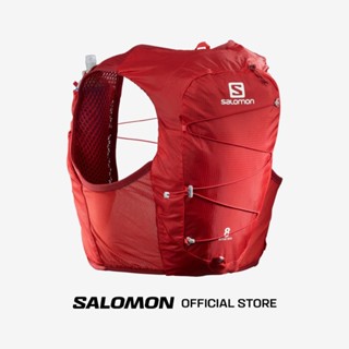 SALOMON ACTIVE SKIN 8 SET GOJI BERRY/RED CHILI กระเป๋า กระเป๋าใส่น้ำ สำหรับวิ่งเทรล ความจุ 8 ลิตร UNISEX