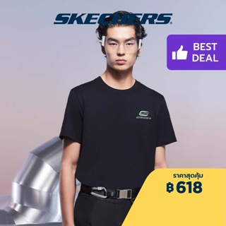 Skechers สเก็ตเชอร์ส เสื้อยืดแขนสั้น ยูนิเซ็กส์ GODRI Logo Play Collection Short Sleeve Tee - L223U046