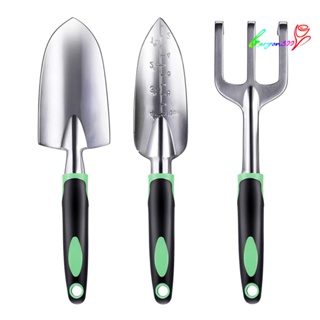 【AG】3Pcs/Set Stainless Steel Anti-rust Shovel Garden Tools with Handle