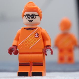 LEGO Ideas Soccer Goalie Orange Uniform