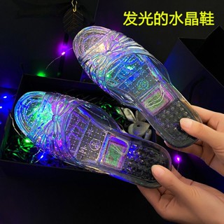 ✆ของขวัญวันเกิดรองเท้าแตะคริสตัล ห้องส่วนตัวระดับไฮเอนด์ น้ำผึ้งหญิงหลอก น้องสาวแปลก ๆ จะส่องแสงรองเท้าคริสตัล