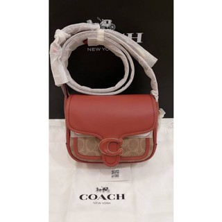 👜👑New Coach Tabby Messenger 19 In Signature Canvas ขนาดน่ารัก กำลังดี 👜สะพายสวยมาก 👑👑💥สวยงามมาก ระดับนางงามเลย