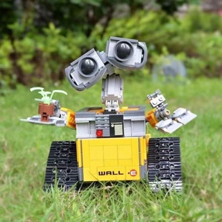 ◈✇☎Robot Wall-E ใช้งานร่วมกับ LEGO WALL-E big movie Star Wars ประกอบยาก building block รุ่น toy