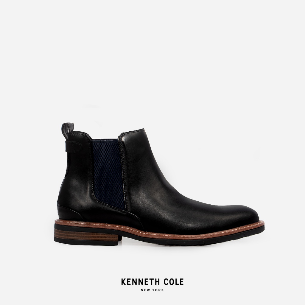 KENNETH COLE รองเท้าบูทผู้ชาย รุ่น CORE FLEX CHELSEA สีดำ ( BOT - CBS22M0002-001 )