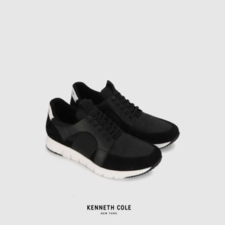 KENNETH COLE รองเท้าผ้าใบผู้ชาย รุ่น BAILEY JOGGER B สีดำ ( SNK - KMS90182D-001 )