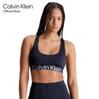 CALVIN KLEIN สปอร์ตบราผู้หญิง (Removable padding) รุ่น 4WS3K115 003 - สีดำ