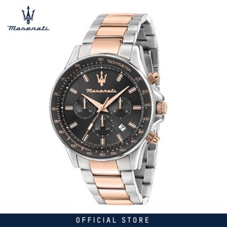 [2 Years Warranty] Maserati Sfida 44mm Mens Chronograph Quartz Watch R8873640021