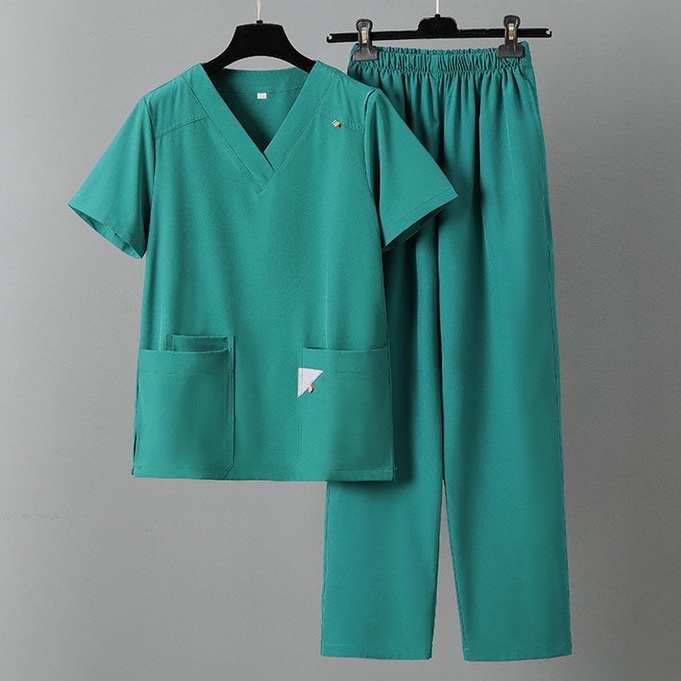 ☑ขายดีมาก ชุดพยาบาล ชุดปฏิบัติการภายใน ชุดอาชีพTwo Piece 1 Set Working Nursingชุดโออาร์ ห้องผ่าตัด ห้องคลอด ราคา ถูกที่สุด ดีลบีเคเค แกลเลอรีภาพที่ 2