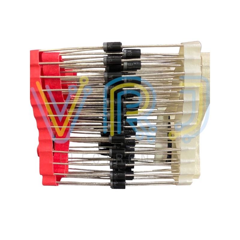 Diode P6KE (แพ็คละ5ตัว)8,A12,A15A,16A,18A24A,30A,36A,47A,56A,62A,75A,120A,130A,200A,220A,250A,300A,5