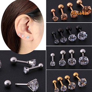 HOT_ ผู้ชายผู้หญิงกระดูกอ่อน Tragus Bar Helix Ear ต่างหูสตั๊ดเครื่องประดับ