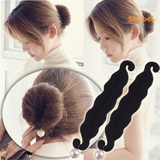 HOT_ Maker Slotted Bun Curler ที่ยืดหยุ่นและทนทานสำหรับบ้าน