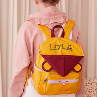Lola [clearance] กระเป๋าเป้สะพายหลัง กระเป๋านักเรียน ความจุขนาดใหญ่ ทนทาน
