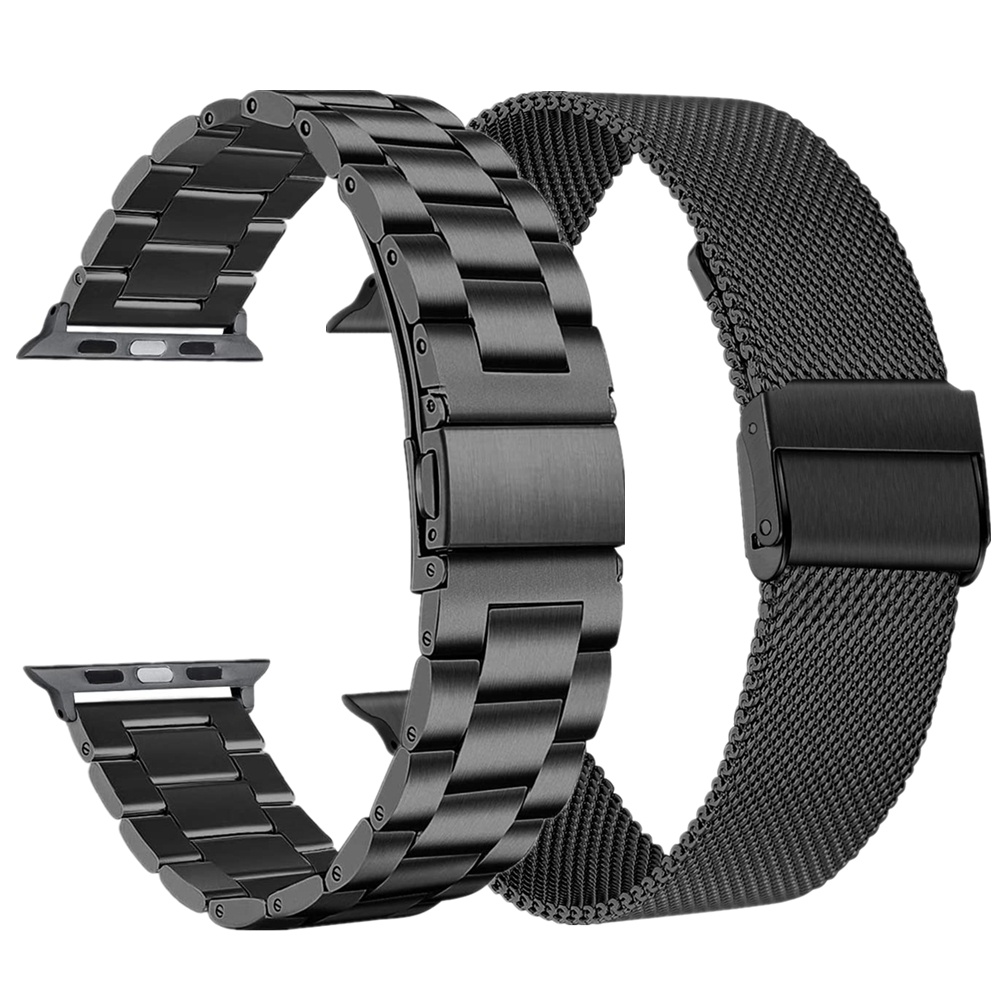 ┅ஐMilanese Metal Strap for Apple Watch 6 Bands SE 40mm 44mm Wristband iWatch Series 3 1 Stainless Steel Bracelet for App
