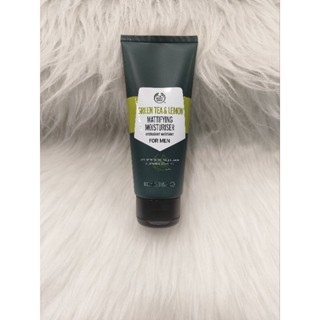 THE BODY SHOP GREEN TEA &amp; LEMON MATTIFYING MOISTURISER FOE MEN 100ML