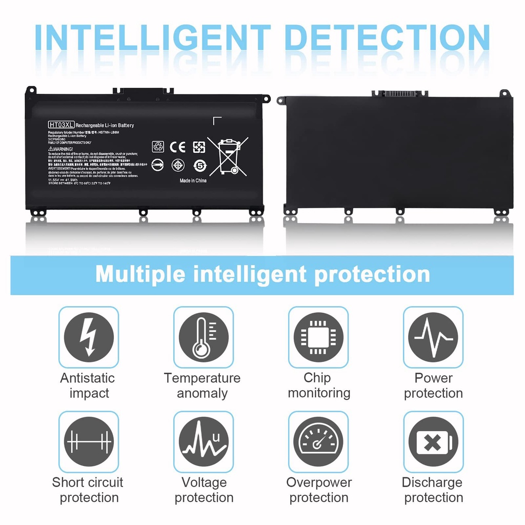 L11119-855 15-CS แบตเตอรี่แล็ปท็อปสำหรับ HP Pavilion 14-CM 14-CK 14-DF 14-MA G7 HT03XL 15-CW 17-CA HP 240 245 250 340