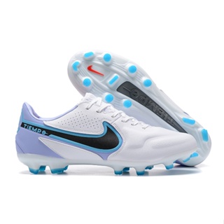 Nike Legend Nine Generations รองเท้าฟุตบอล ผ้าถัก สีขาว Eur39---45