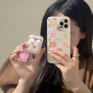 เคสหูฟัง ลายการ์ตูนหมีโคอาล่า กระต่ายน่ารัก สําหรับ Airpods 14 13 12 11 Airpods 1 2 3 Pro