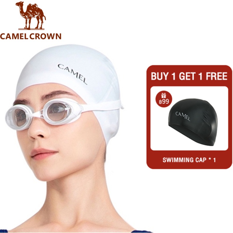 CAMEL CROWN แว่นตาว่ายน้ํา Hd แบน ป้องกันหมอก กันน้ํา อุปกรณ์ว่ายน้ํา สําหรับผู้ชายและผู้หญิง