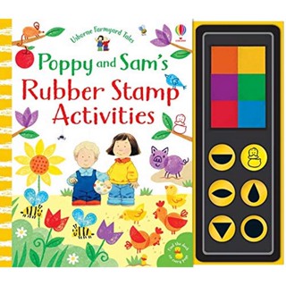 NEW! หนังสืออังกฤษ Poppy and Sams Rubber Stamp Activities (Farmyard Tales Poppy and Sam) (Spiral)