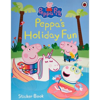 NEW! หนังสืออังกฤษ Peppa Pig: Peppas Holiday Fun Sticker Book (Peppa Pig) [Paperback]