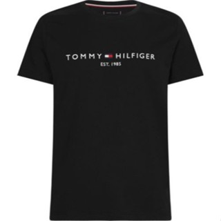 TOMMY HILFIGER เสื้อยืดชาย รุ่น MW0MW16171 สีดำ