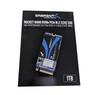 Sabrent 1TB Rocket Nano NVMe PCIe 3.0 M.2 2242 SSD (2500MB/s), SB-1342-1TB