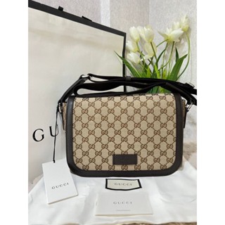 👜👜NEW GUCCI MESSENGER CROSSBODY GUCCISSIMA GG 
ครอสได้ทั้งชาย /หญิง