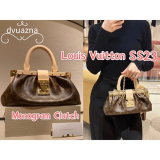 100% แบรนด์ใหม่แท้ Louis Vuitton / LV SS23 Monogram Clutch กระเป๋าสะพายสุภาพสตรี