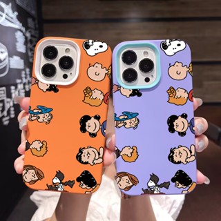 3 in 1 เคสโทรศัพท์มือถือ ซิลิโคน ลายสนูปปี้ สําหรับ iPhone 14Promax 13 12 11 7Plus 7 X Xs Max XR