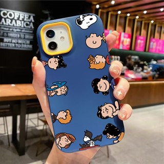 เคสโทรศัพท์มือถือ ซิลิโคนนุ่ม ลายกราฟฟิตี้สนูปปี้ 3 in 1 สําหรับ iPhone 14Promax 13 12 11 7Plus 7 X Xs Max XR