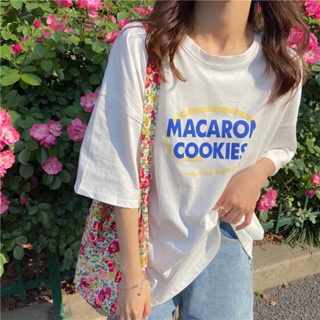 【Hot】เสื้อยืดสไตล์เกาหลี 🍪MACARON COOKIE พร้อมส่ง!! ผ้าcottonอย่างดี 💥