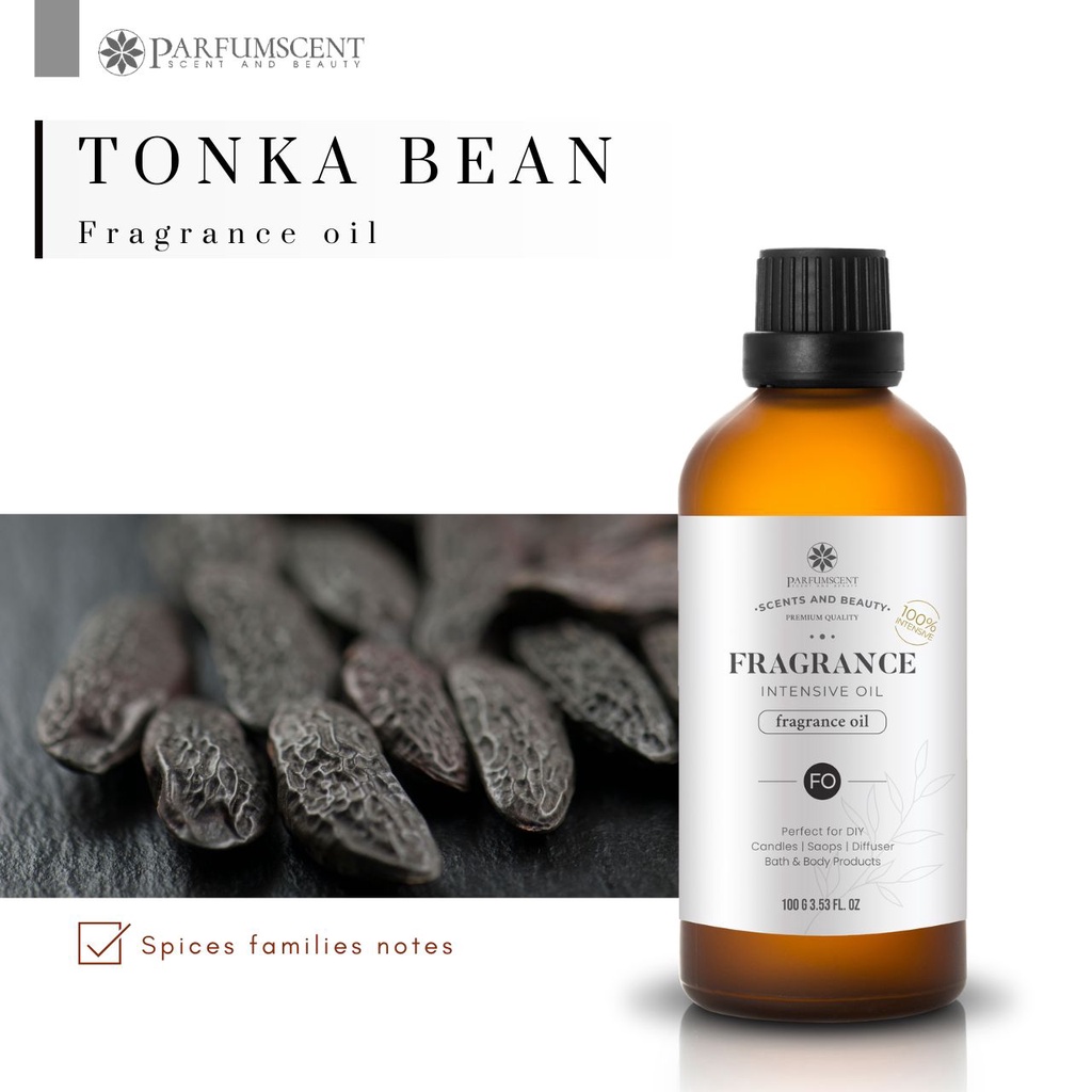 PARFUMSCENT หัวน้ำหอม Tonka Bean /507111 Fragrance Oil FOC507111