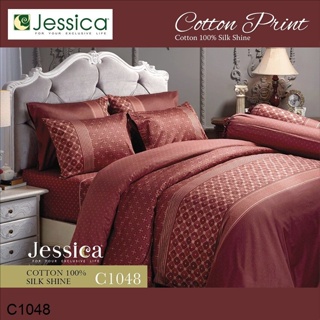 Jessica ผ้านวม 90 x 100 นิ้ว (ไม่รวมผ้าปูที่นอน) Cotton 100% พิมพ์ลาย กราฟฟิก C1048 #เจสสิกา ผ้าห่ม