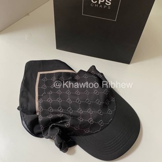 👒ราคาป้าย990.- หมวกCPS Monogram พร้อมผ้าคลุมผม คุณผู้หญิง ของแท้100%จากช็อป