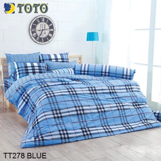 Toto ผ้านวม (ไม่รวมผ้าปูที่นอน) พิมพ์ลาย กราฟฟิก TT278 BLUE #โตโต้ ผ้าห่ม