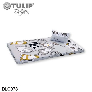 Tulip Delight Picnic ที่นอนปิคนิค พับเก็บได้ 3.5ฟุต 5ฟุต ทูนหัวของบ่าว Kingdom Of Tigers DLC078 #ทิวลิปดีไลท์ ที่นอนพกพา