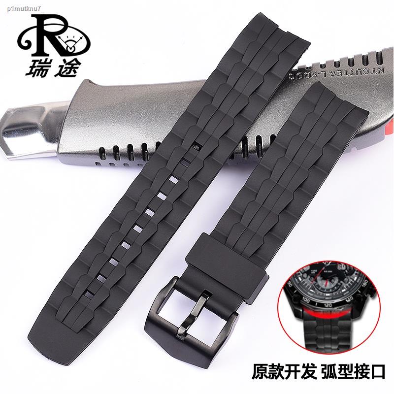 ☍Suitable For Casio Red Bull Limited Edition edifice Series EF-550D Stainless Steel Metal Watch Strap Men Accessories 22