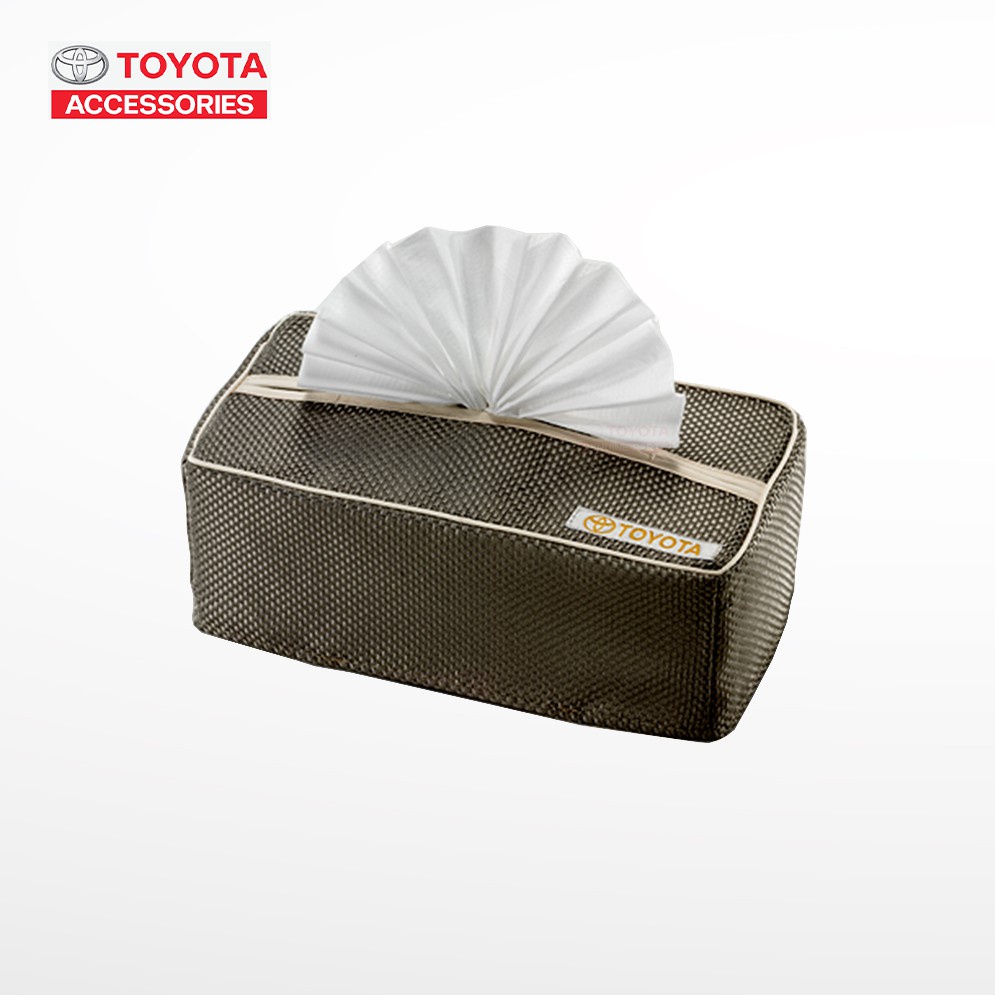 TOYOTA ผ้าคลุมกล่องกระดาษทิชชูโตโยต้า (แบบสปอร์ต)