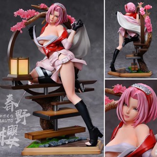 Figure ฟิกเกอร์ Yomi Studio Naruto Shippuden นารูโตะ ชิปปุเดง Uchiha Sakura Haruno ฮารุโนะ ซากุระ 1/6 GK Resin Statue