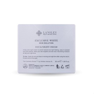 BEAUTY BUFFET - LANSLEY EXCLUSIVE WHITE SKIN SOLUTION DAY &amp; NIGHT CREAM (50 ml.)