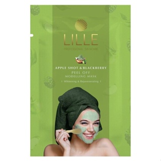 LILLE PROFESSIONAL SKINCARE - LILLE APPLE SHOT AND BLACKBERRY PEEL OFF MODELLING MASK (8 pieces for 1 month use)