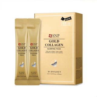 SNP - Gold Collagen Sleeping Pack 20pcs