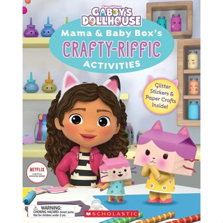 หนังสืออังกฤษใหม่ GabbyS Dollhouse: Mama and Baby Boxs Crafty-Riffic Activities (Dreamworks) [Paperback]