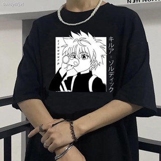 Hunter x Hunter Killua t เสื้อเสื้อผ้าหญิงญี่ปุ่น harajuku kawaii plus ขนาดฤดูร้อนเสื้อผ้ากราฟิก tees ผู้หญิง