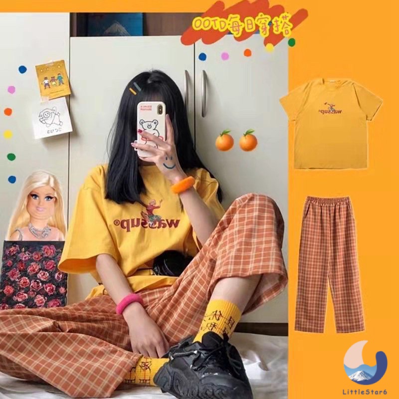 ชุดเซ็ผู้หญิง ชุดเซ็ท เสื้อกาเกง ชุดเซ็ตเสื้อกางเกง Women's pajamas【LittleStar6】