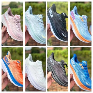 Hoka one one one one Summer New Style Clifton Clifton9 รองเท้าผ้าใบ ลําลอง ระบายอากาศ เหมาะกับการวิ่ง เล่นกีฬา