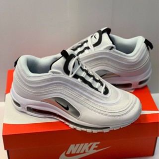 ✎✑∏รองเท้า N ike Air Max 97 White ✅มีเก็บเงินปลายทางรองเท้าผ้าใบผู้ชาย