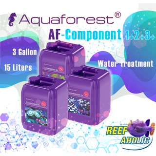 Aquaforest Component 1+2+3+ แกลลอนละ 5 ลิตร รวมทั้งหมด 15 ลิตร แร่ธาตุรวมสูตรเข้มข้น ผสมมาพร้อมใช้ เขย่า เปิด ใส่เร้ยยย